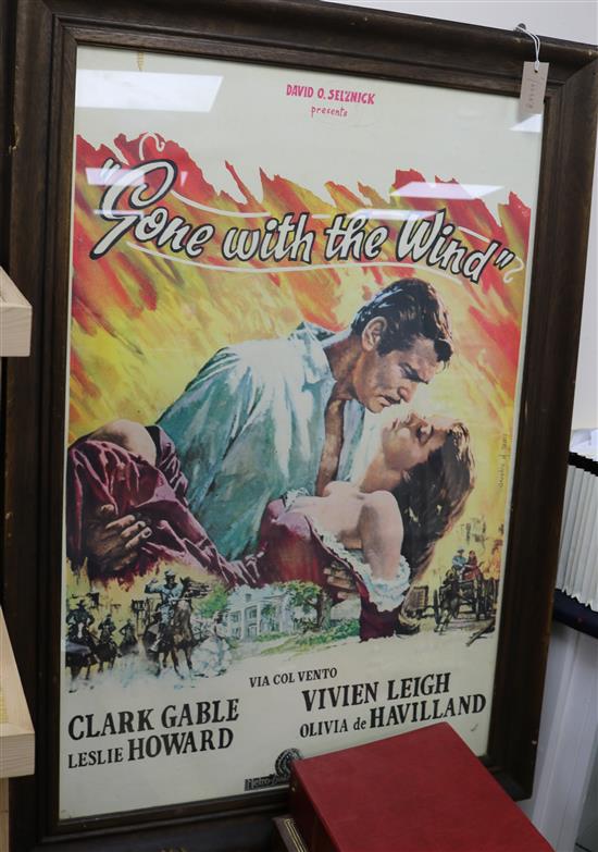 A Gone With The Wind film poster MGM